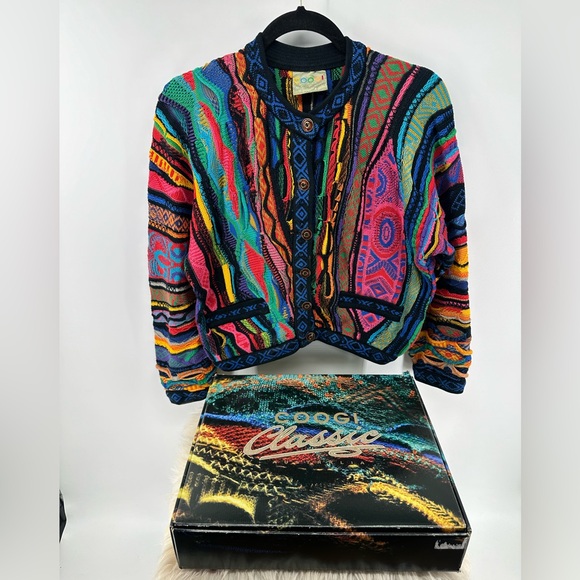 Vintage COOGI Australia Cardigan Sweater with original box - Picture 14 of 14